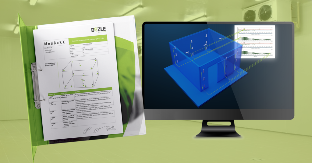 Wie kümmert sich Dyzle um die Temperaturabbildung?